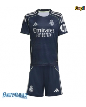 Real Madrid Echipament de Fotbal Replică 2025-26 Copii Deplasare (+ Șorturi)